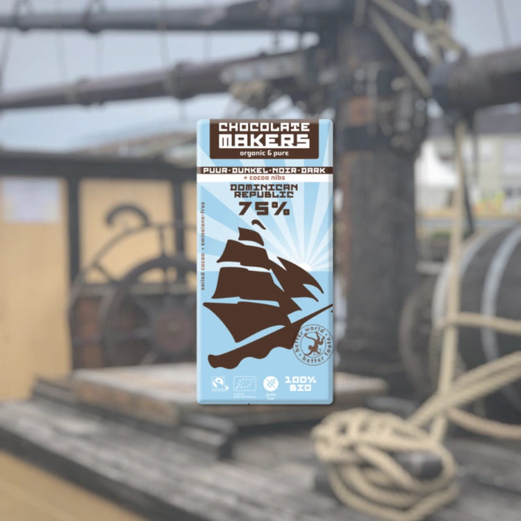Tres Hombres Schokolade 75% pur
