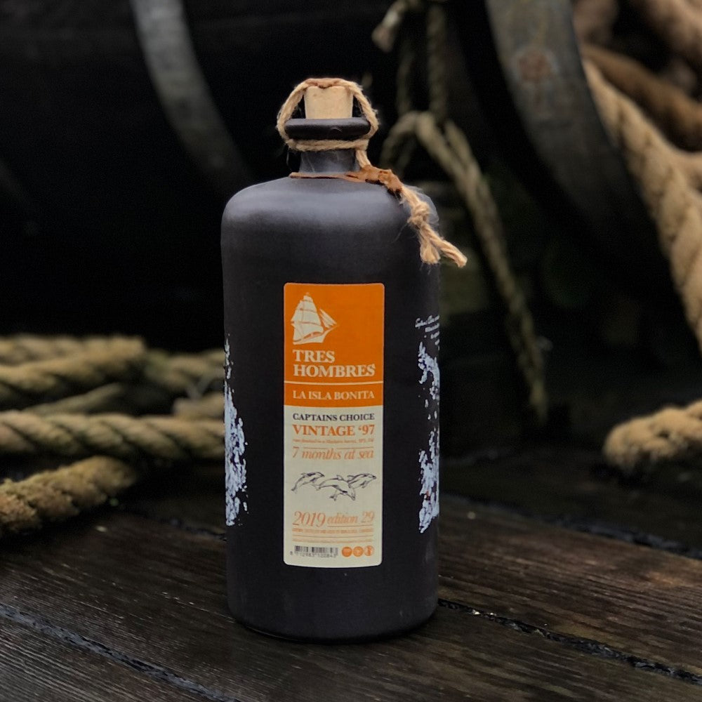 Tres Hombres Captain's Choice Vintage 1997 Cask Strength Limited Edition Rum from La Palma