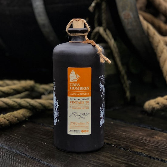 Tres Hombres Captain's Choice Vintage 1997 Cask Strength Limited Edition Rum from La Palma