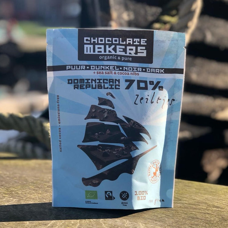 Tres Hombres Schokolade 'Chocozeiltjes' 70% rein