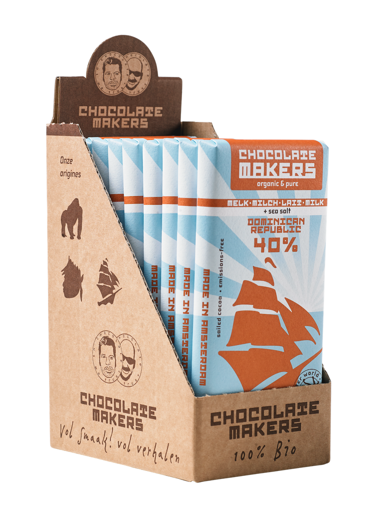 Tres Hombres Schokolade 40% Milch