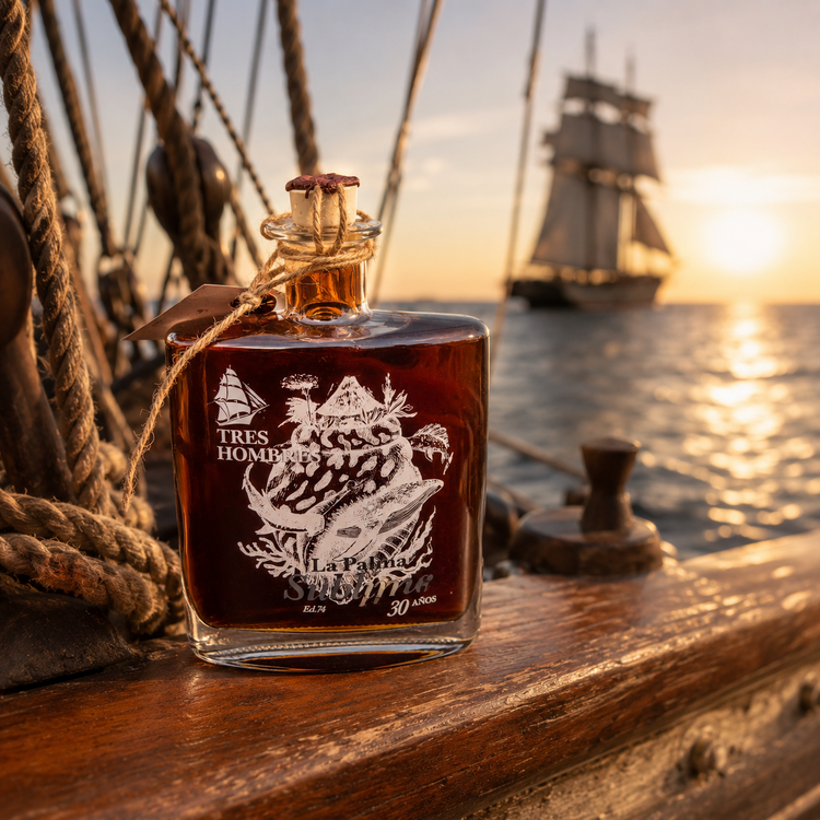 The King - Tres Hombres Rum Ed. 74 Captain's Choice La Palma Sublime 30y
