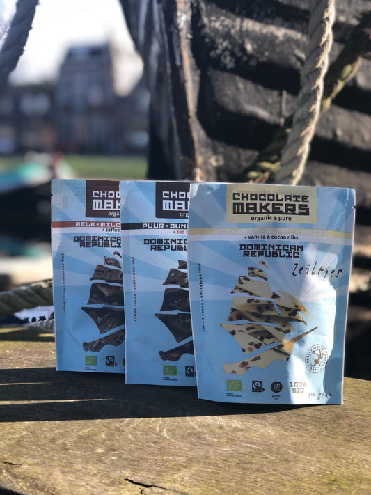Tres Hombres Schokolade 'Chocozeiltjes' 70% rein