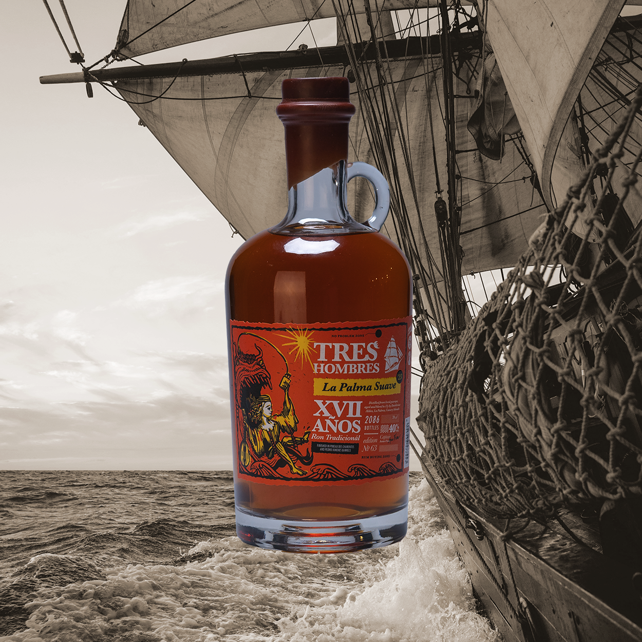 Tres Hombres Rum Edition 63 La Palma Suave 50cl
