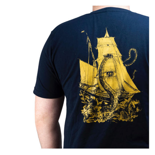 Golden Myth Tres Hombres T-Shirt marineblau
